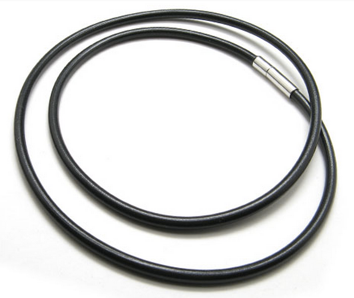 Thumbnail: 3mm Black Leather Cord