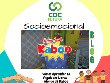 Vogais em Libras Socioemocional Educação Infantil