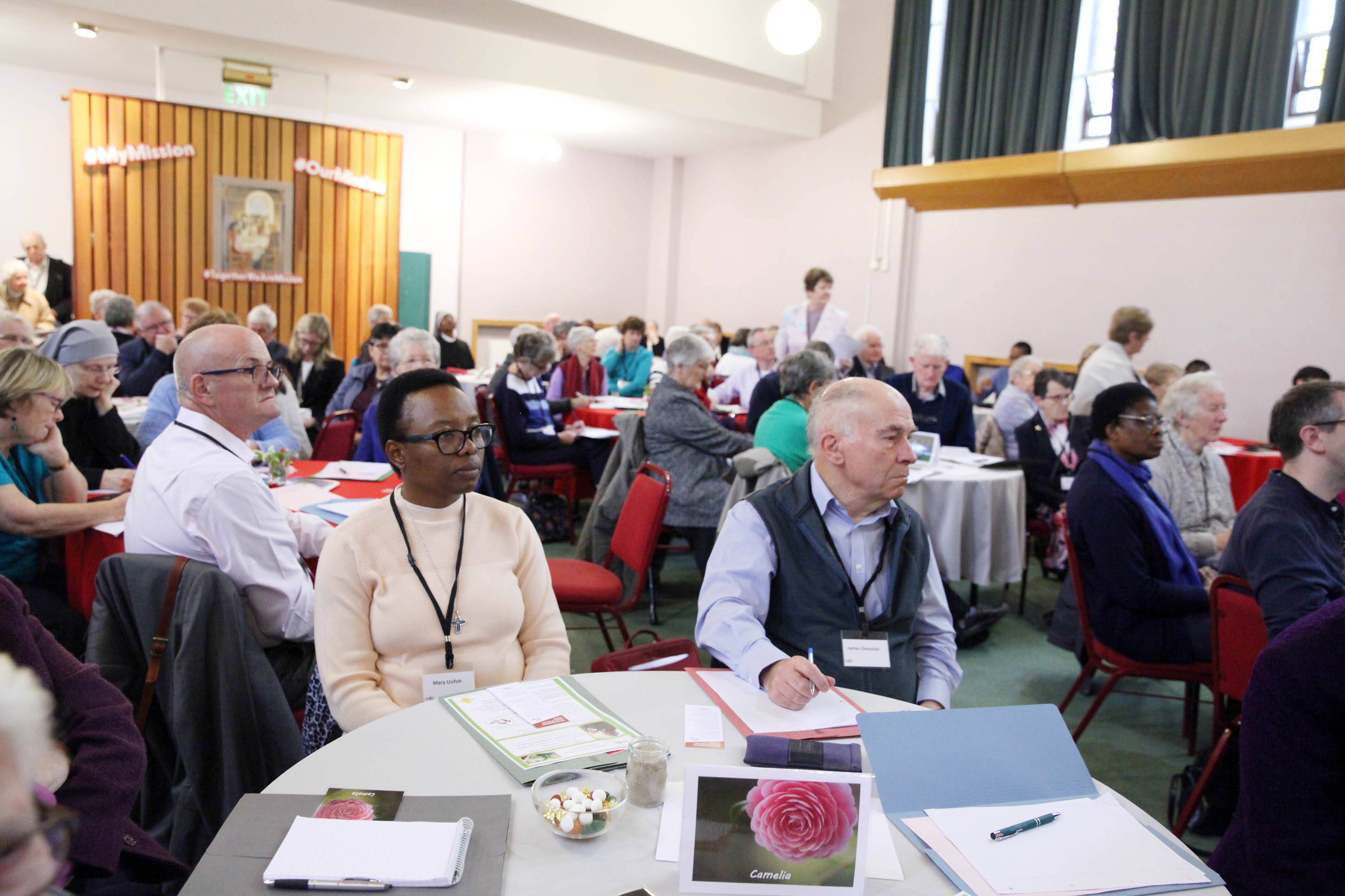 Listening intently at AMRI Autumn Confer