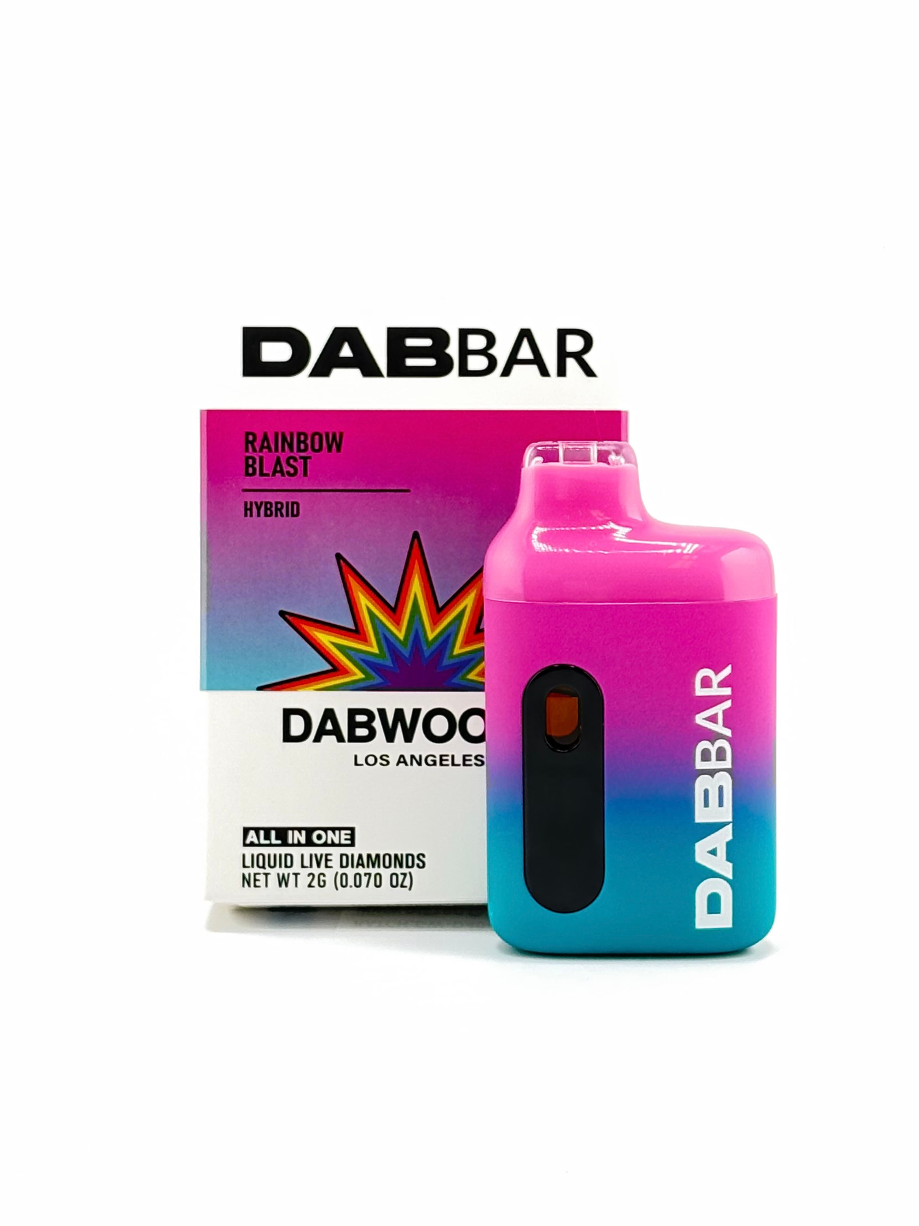 Dabbar 2G Rainbow Blast 2G Liquid Live Diamonds Vape