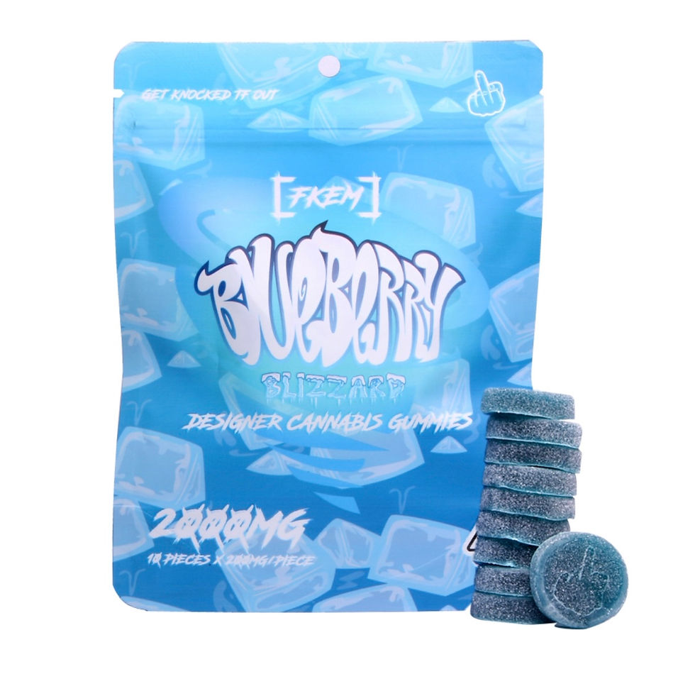FKEM Blueberry Blizzard Gummies 2000MG