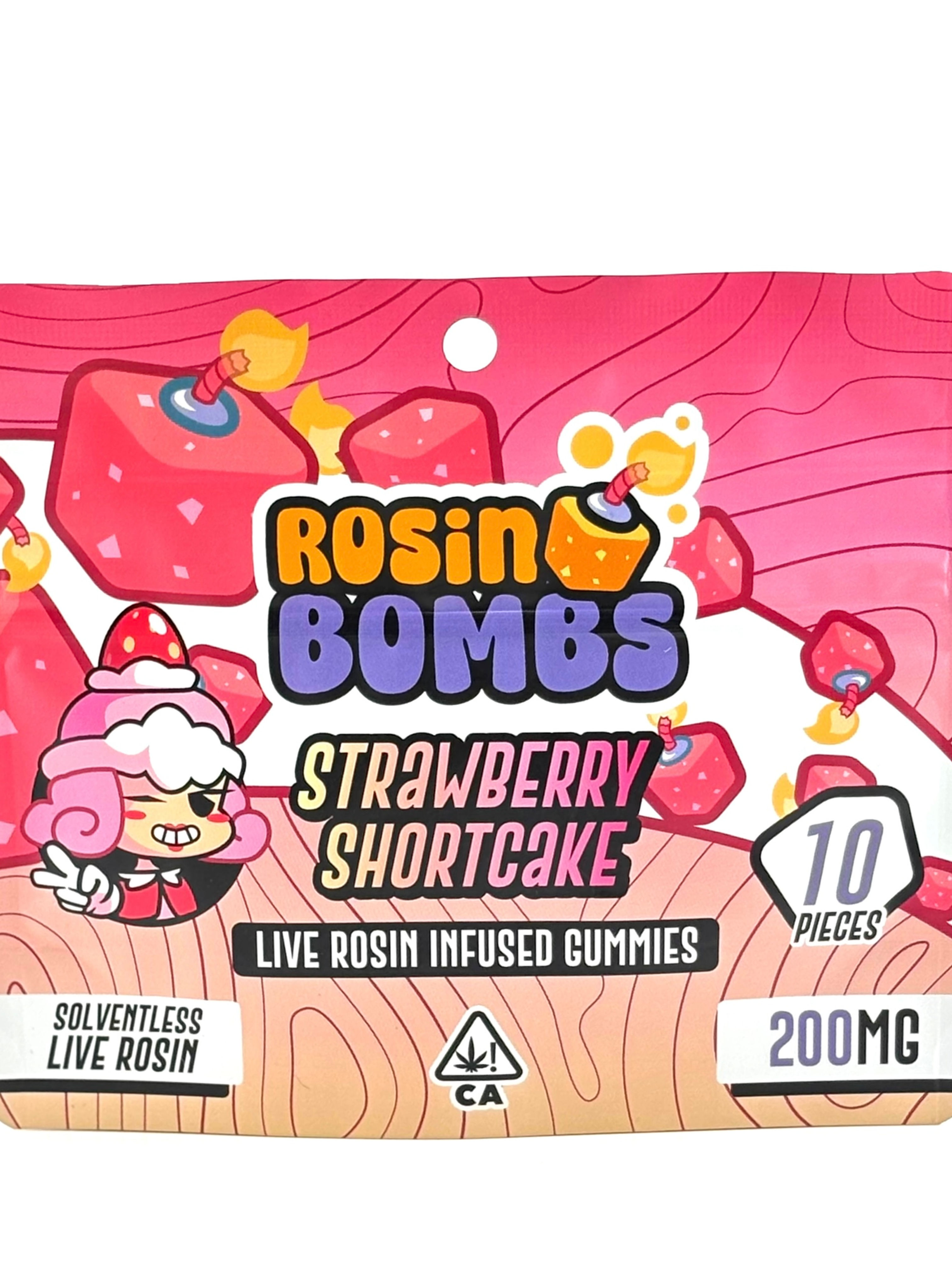 Rosin Bombs 200 MG Strawberry Shortcake 