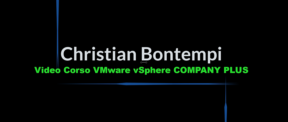 Video Corso VMware vSphere COMPANY PLUS