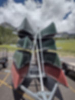 canoe trailer front