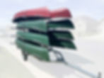 Canoe trailer profile