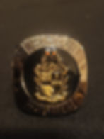 Thumbnail: Custom Alpha Phi Alpha Fraternity Crest Black No Stone