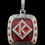 Thumbnail: Red stone “k” Kappa Alpha Psi Pendant Only
