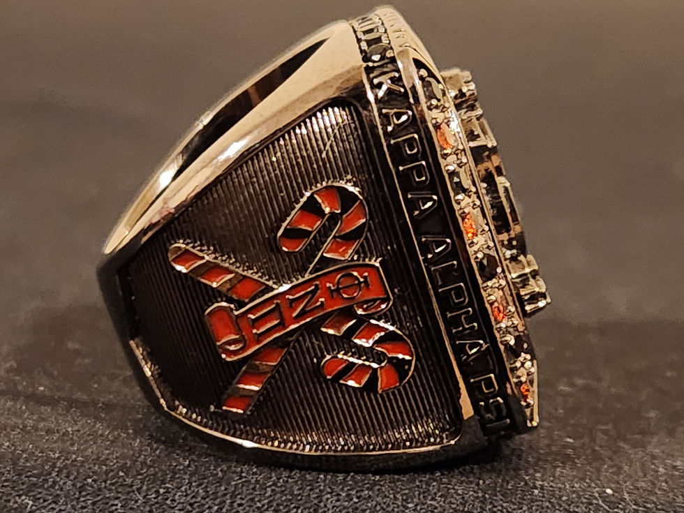 Thumbnail: Colored KAPPA ALPHA PSI Square Red Stone Kappa Shield 