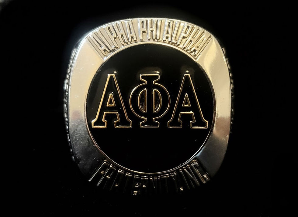 Thumbnail: Alpha Phi Alpha Fraternity, Inc. GREEK LETTERS  NO STONE