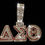 Thumbnail: DELTA SIGMA THETA Greek Letters PENDANT ONLY