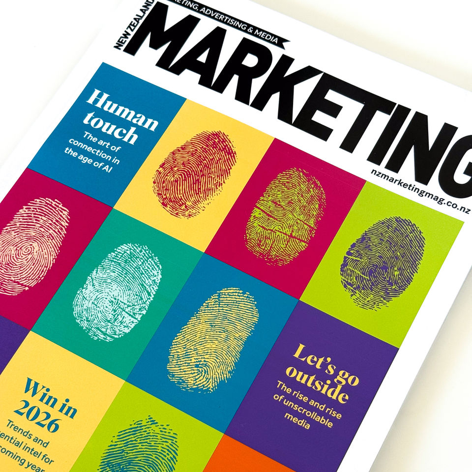 Cover of NZ Marketing magazine