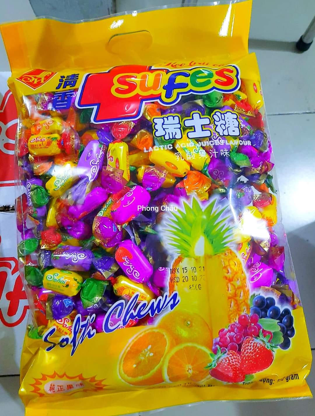 Kẹo trái cây gói Sufes