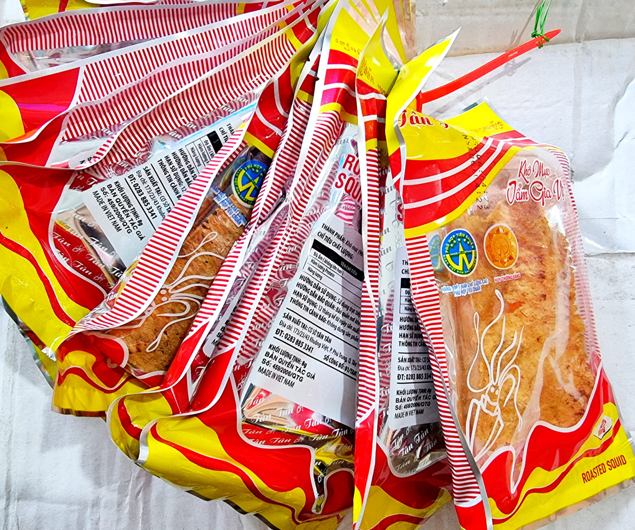 Khô mực Tân Tân
