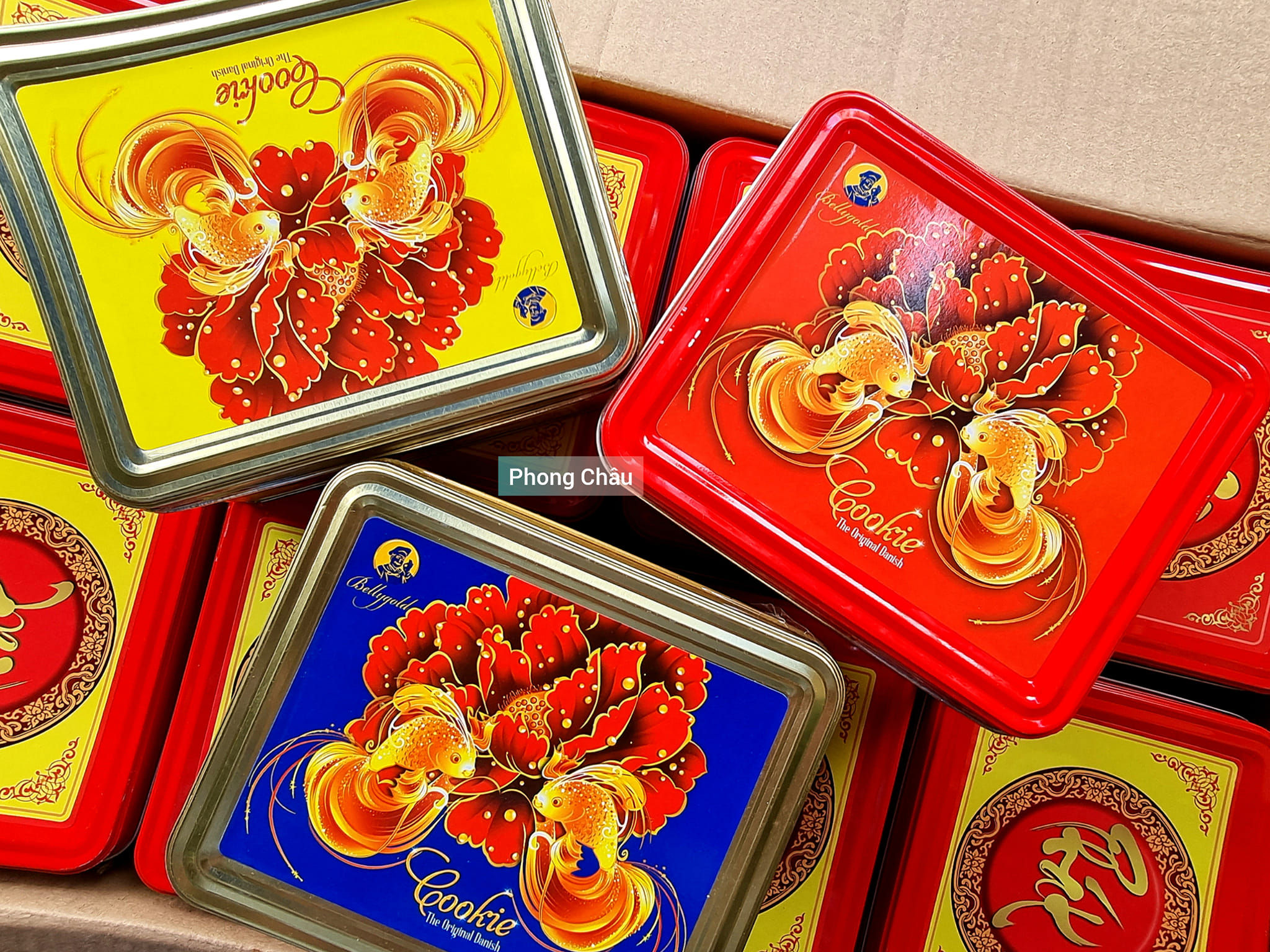 Bánh bơ hộp BellyGold Cookie 250gram thùng 40 hộp