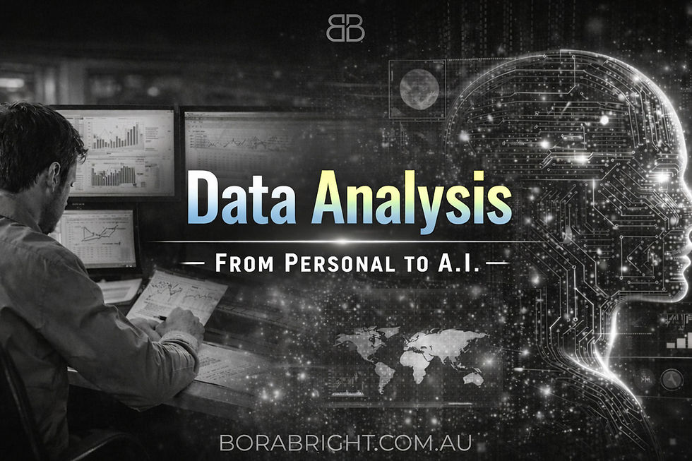 Data Analysis — From Personal to A.I.
