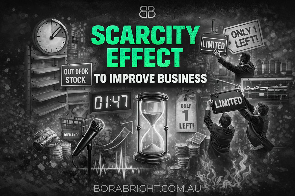 Create Scarcity to Improve Business