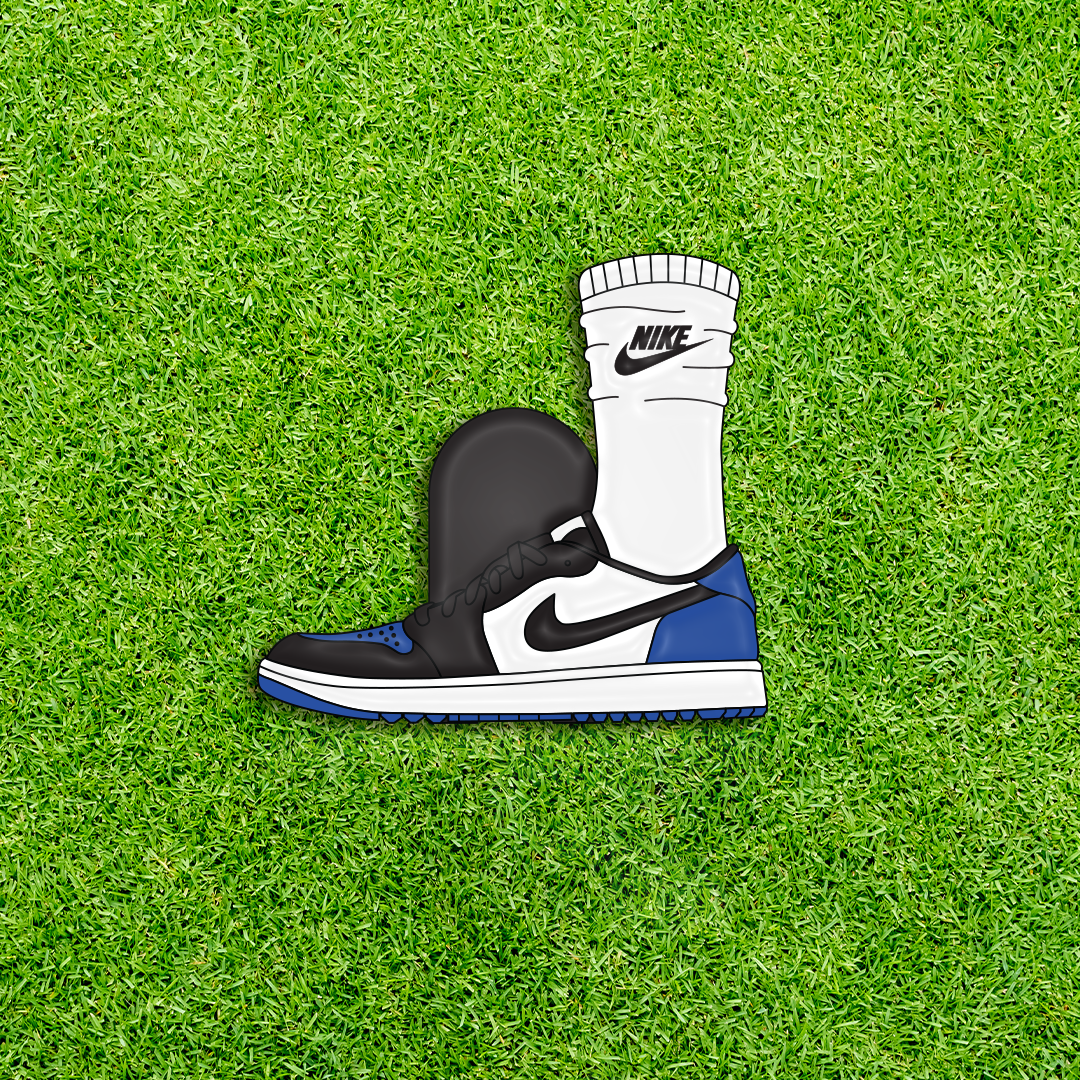 JORDAN 1 RETRO LOW GOLF ROYAL TOE