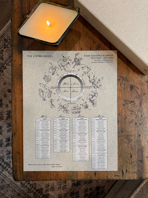 2025 True Sidereal Astrology Calendar 