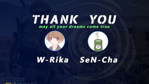 【PUBG部門】W-Rika選手、Sen_Cha選手脱退のお知らせ