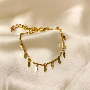Bracelet chaîne - plaqué or 24 carats - 17,90€