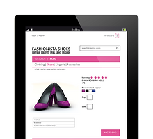 Online Store Interface - Shoes