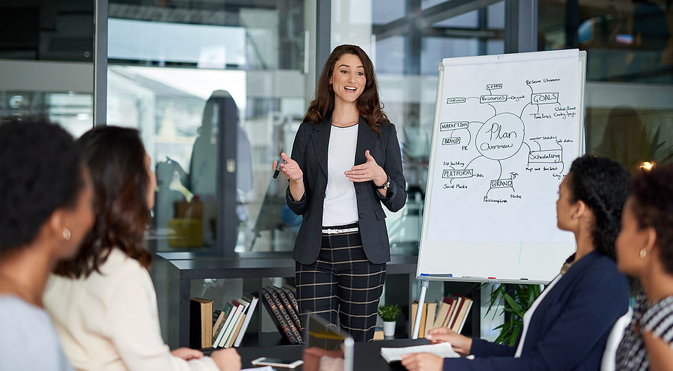 Illustration of a Marketing Planning Meeting