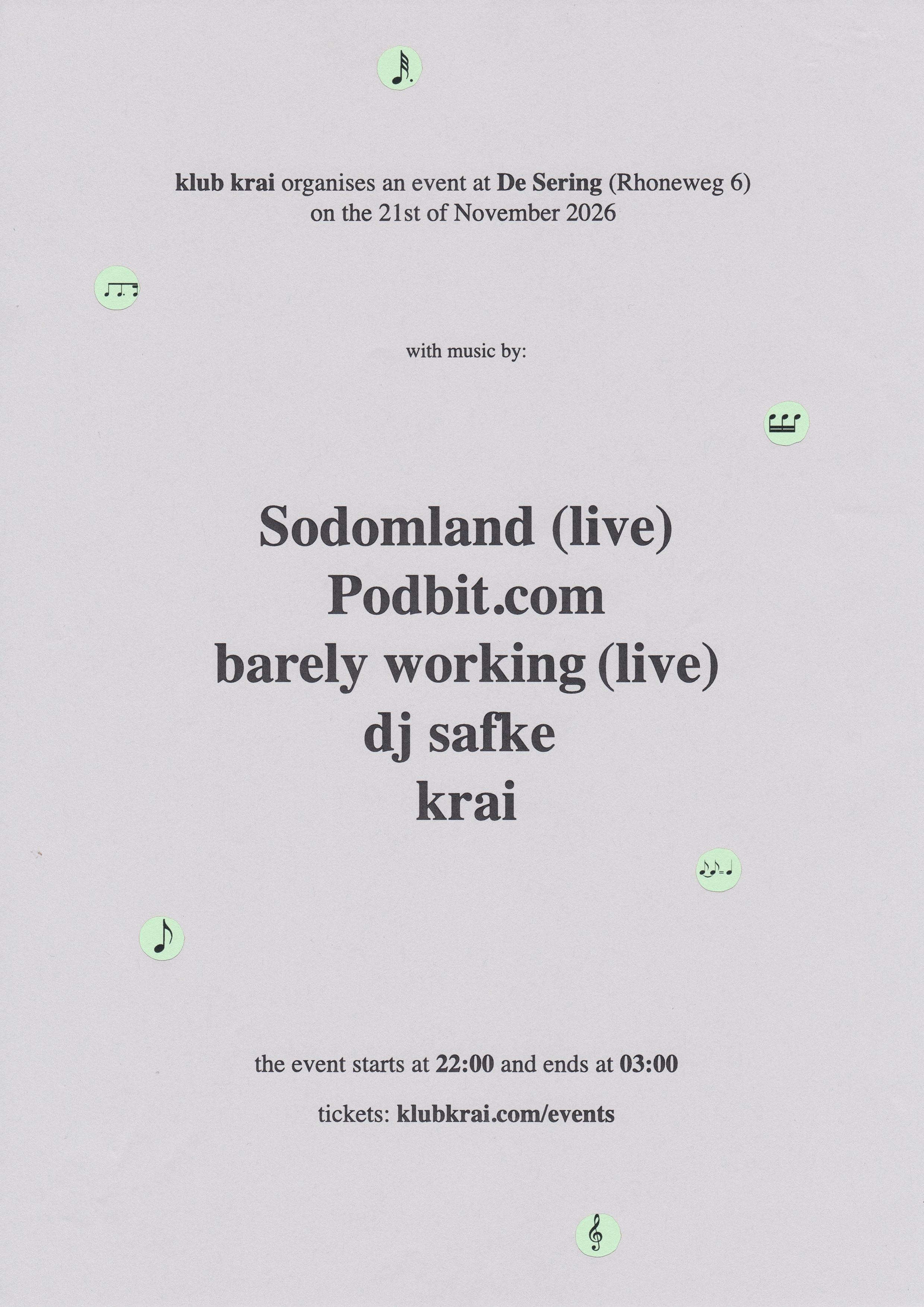 klub krai @ De Sering