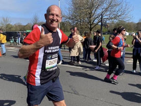 Leighton Buzzard runner becomes first to take on London Marathon on our behalf.