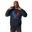 Thumbnail: Red and Blue Bird Unisex Hoodie
