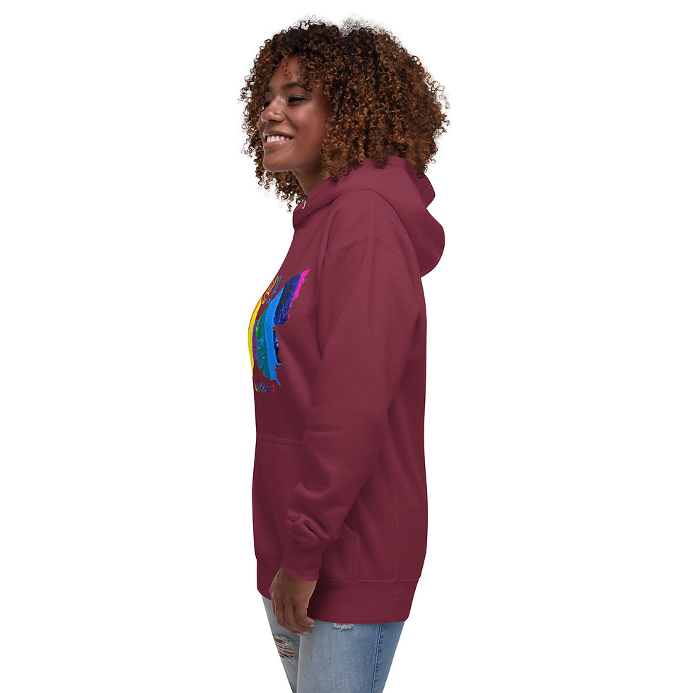 Thumbnail: Rainbow Butterfly Unisex Hoodie