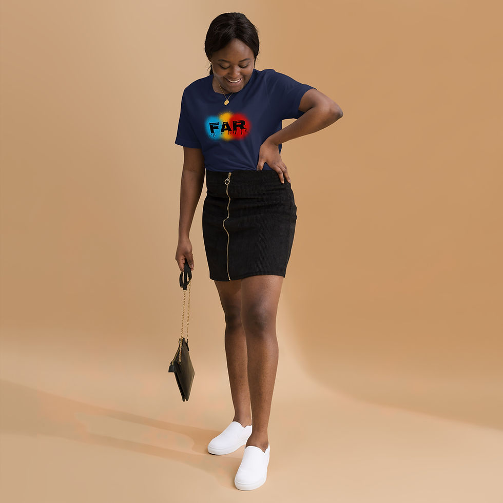 Thumbnail: FAR Blue Yellow Red Splatter Unisex T-shirt