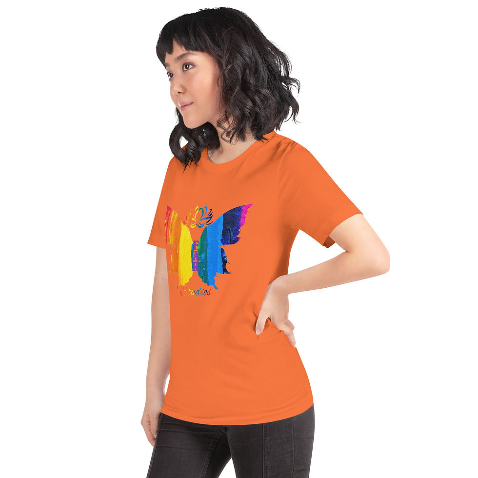Thumbnail: Rainbow Butterfly Unisex t-shirt