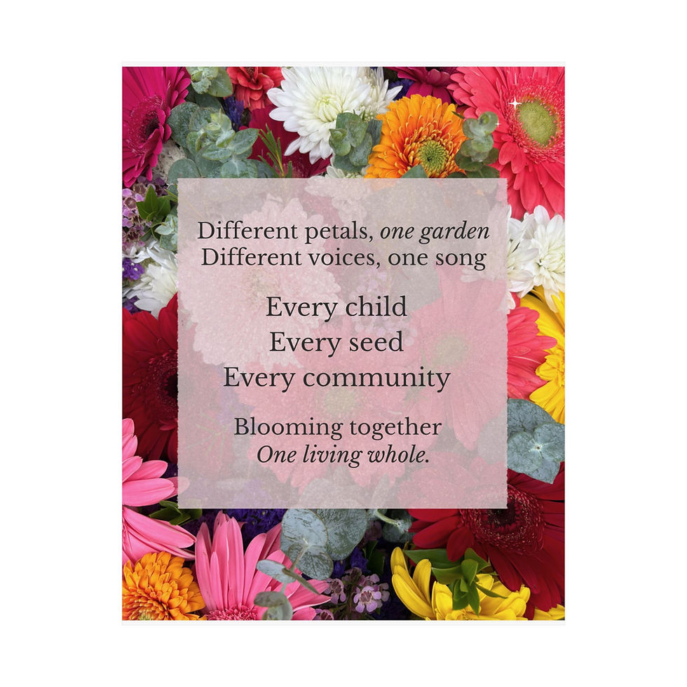 Thumbnail: Different Petals, One Garden Fine Art Print 