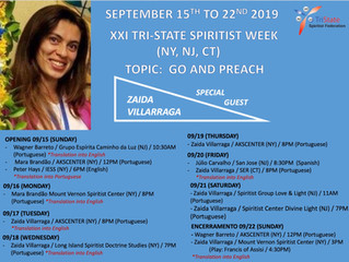 XXI Tri-State Spiritist Week - September 15-21, 2019