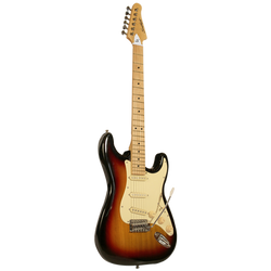 Sunburst w/ Vintage Cream Pickguard Travel Bundle