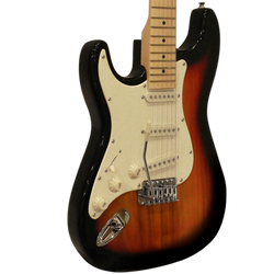 Sunburst w/ Vintage Cream Pickguard Travel Bundle