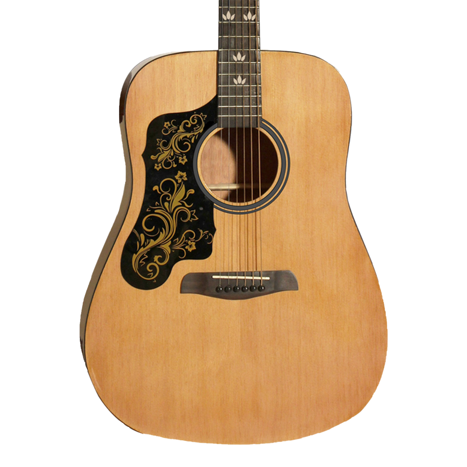 Left Handed Natural w/Custom Graphic