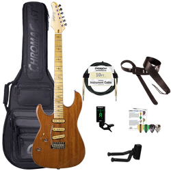 Left-Handed Natural Mahogany 24-Fret Kit