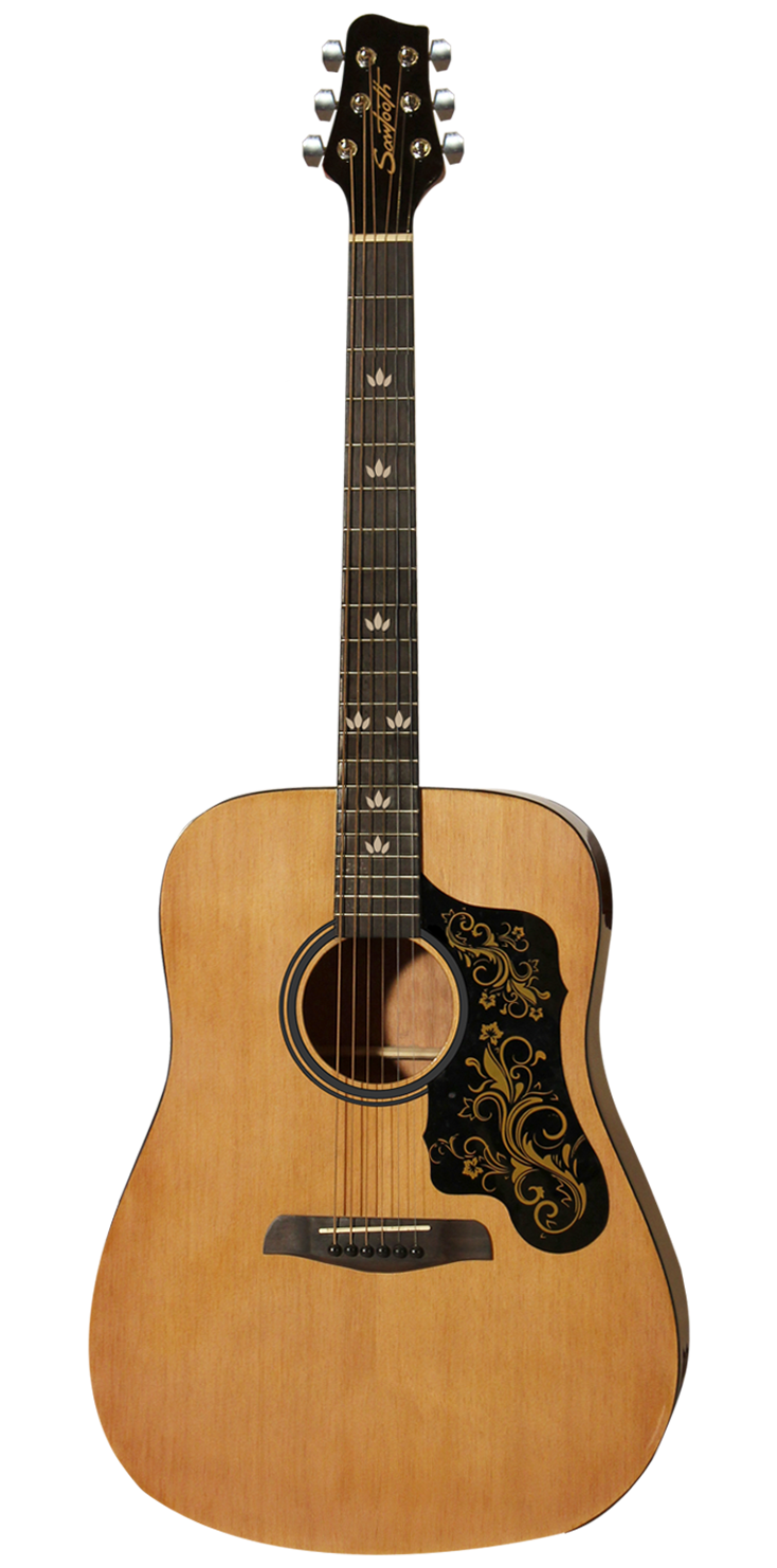 Natural w/ Custom Graphic Pickguard