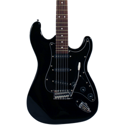 Black w/ Black Pickguard Travel Bundle