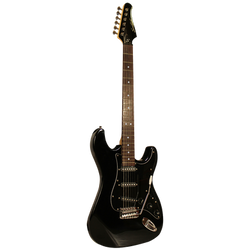 Black w/ Black Pickguard Travel Bundle