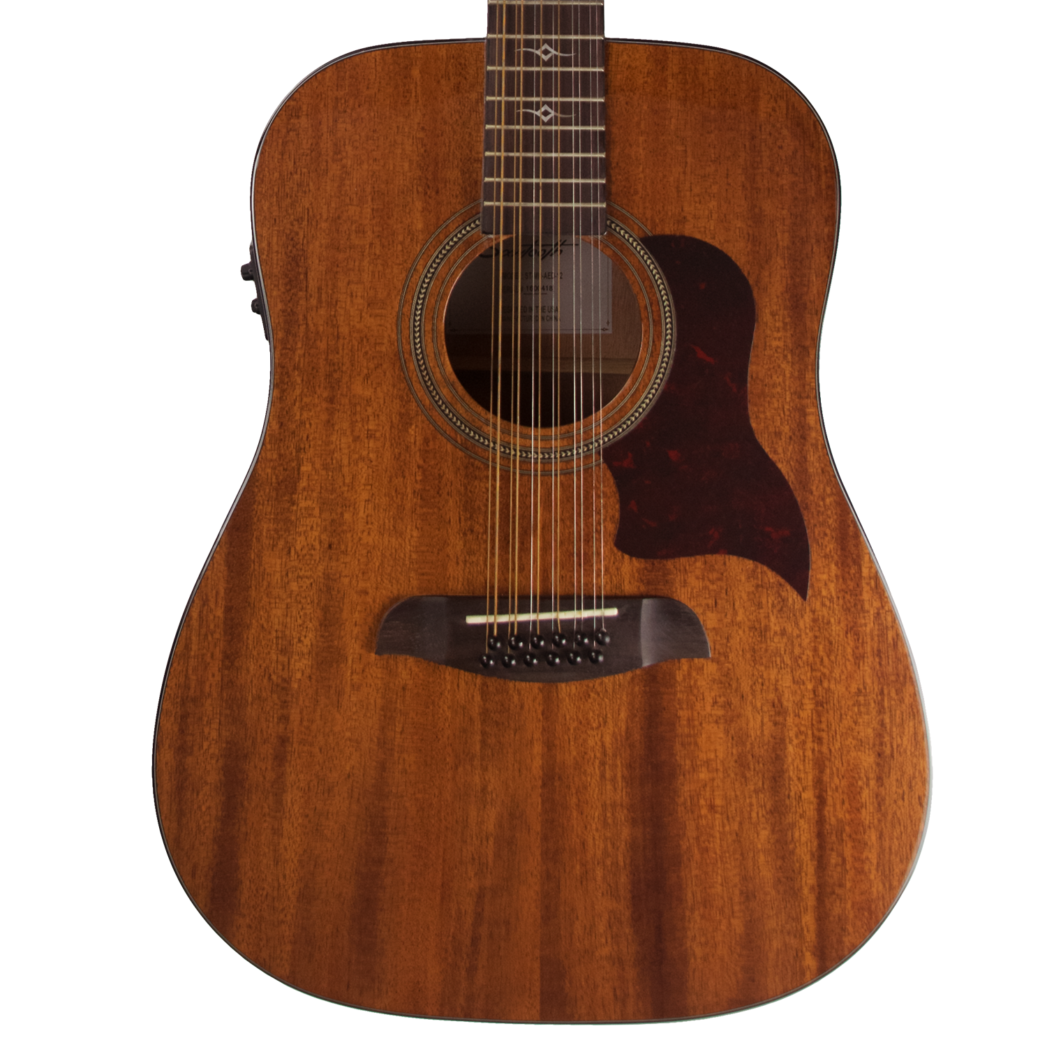 Mahogany 12 String Dreadnought sawtooth