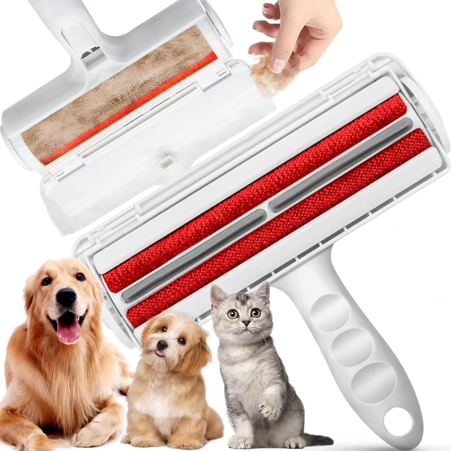 Pet Hair Remover Roller-Cat and Dog Hair Remover for Couch, Carpet,Clothing,Bedd