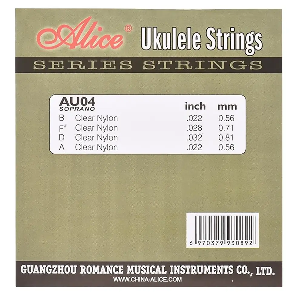 Küçük resim: Alice AU04 Ukulele Takım Tel