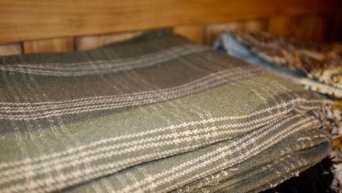 plaids en coton recyclé
marque : Madam Stoltz