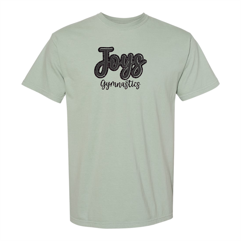 Joys Gymnastics Glitter Comfort Color T-shirt