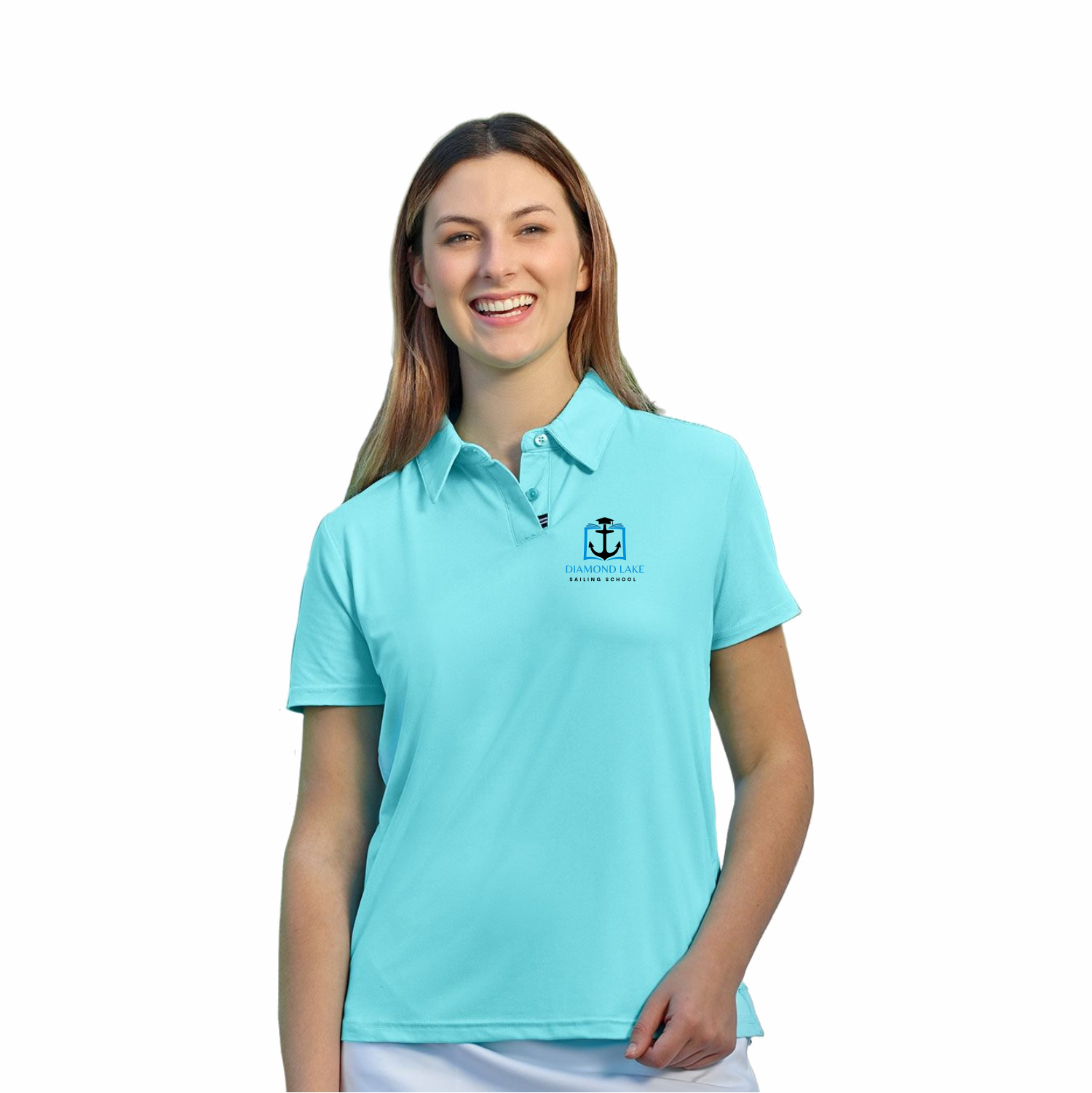 Diamond Lake Sailing School Ladies Saltwater polo