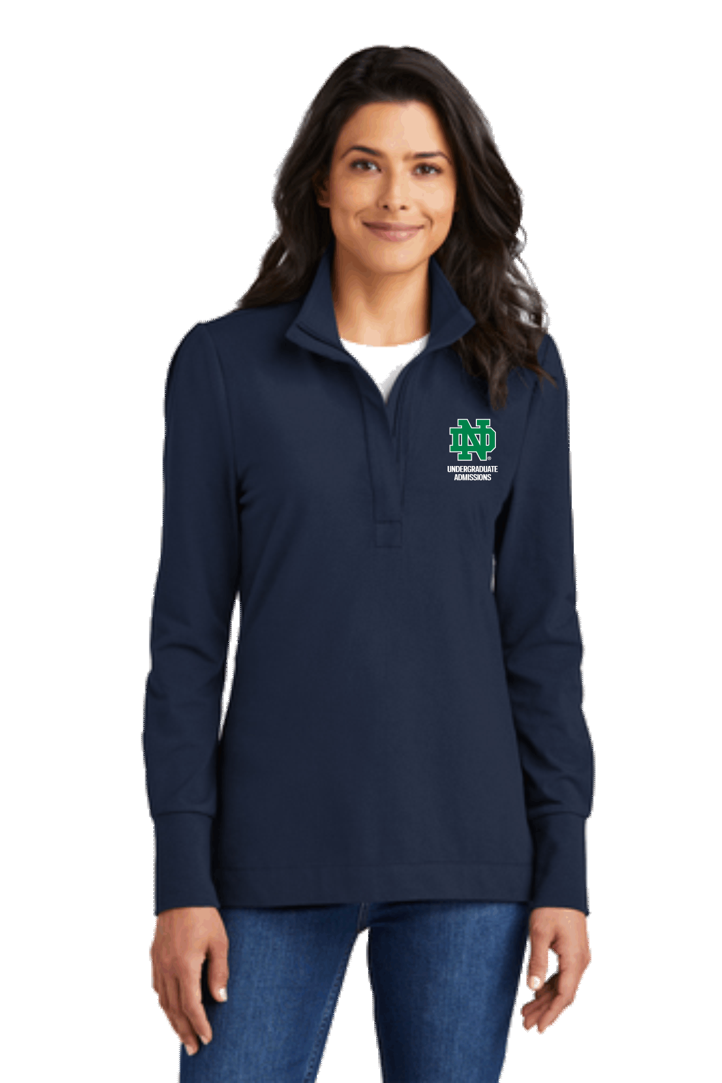 ND Department Ladies 1/2-Zip Pullover