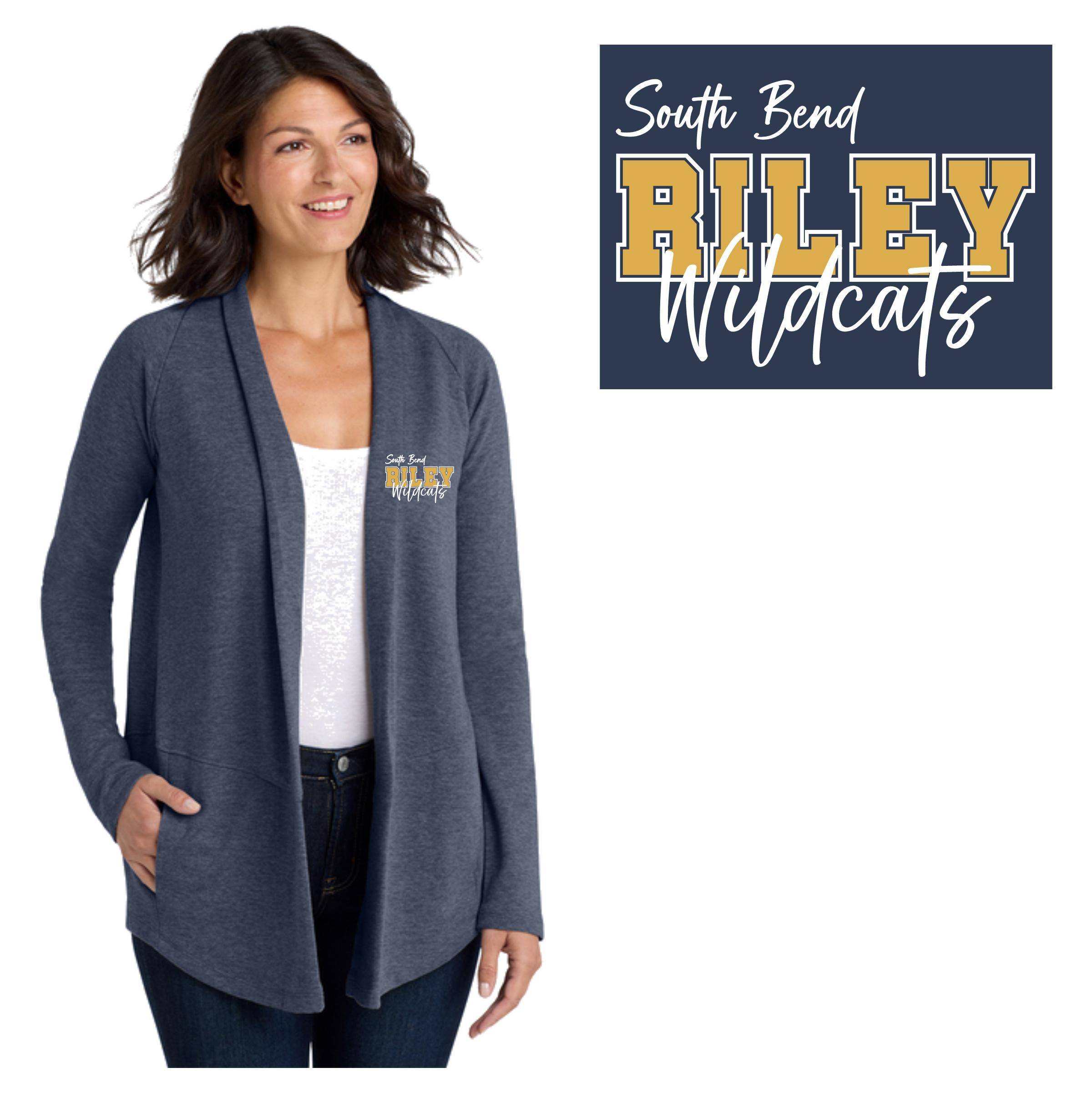 Riley HS Ladies SB Cardigan