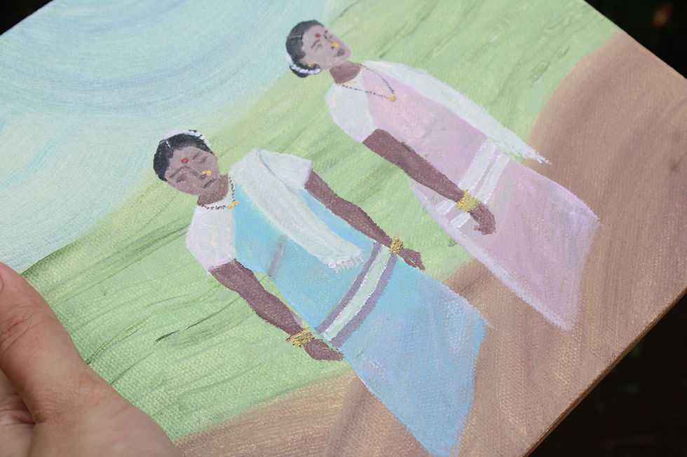 Thumbnail: Goan Women In The Fields, 1957: Original Painting